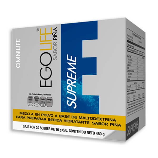 Ego Life Supreme Omnilife, Productor de Energía. Suplementos Omnilife, Suplementos Naturales