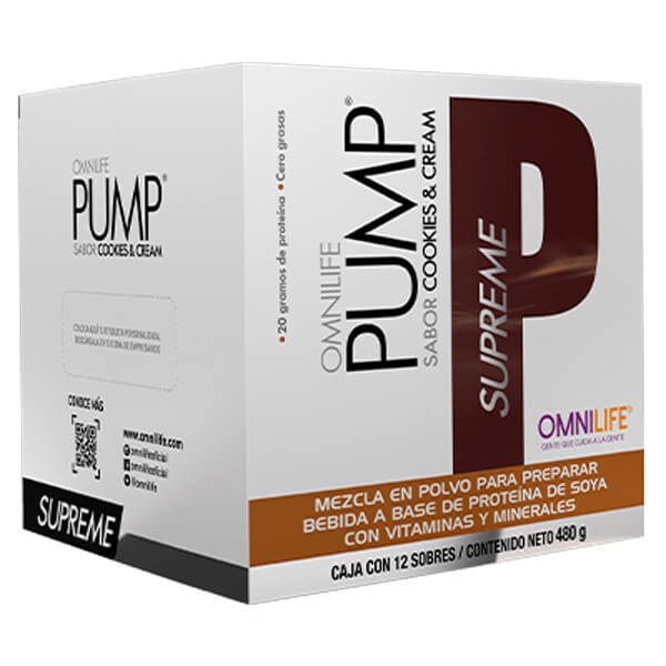 Pump Supreme, músculos y huesos, productor de energía, suplementos omnilife, suplementos naturales
