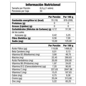 Starbien_tabla_nutricional (1) (1) Suplementos Omnilife, Suplementos Naturales