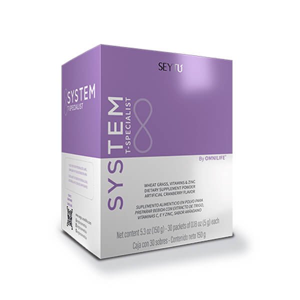 Suplemento System T-Specialist, Sey Tú, Omnilife